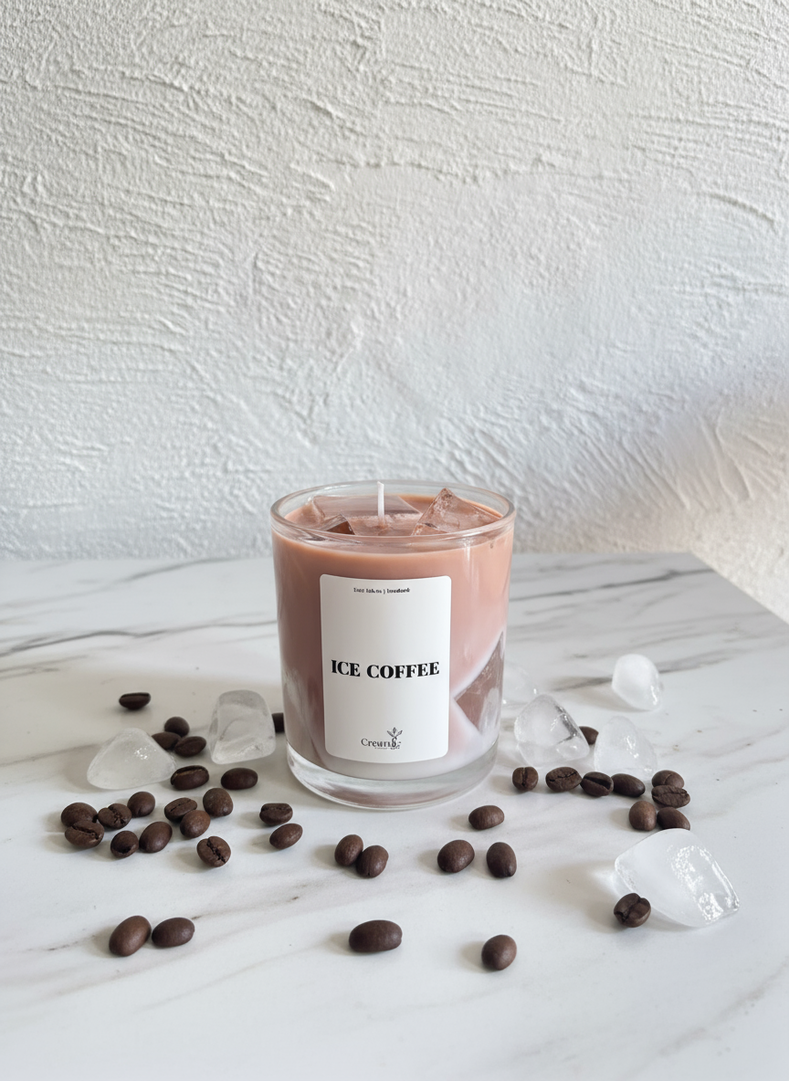 Ice Coffee Front View Textured