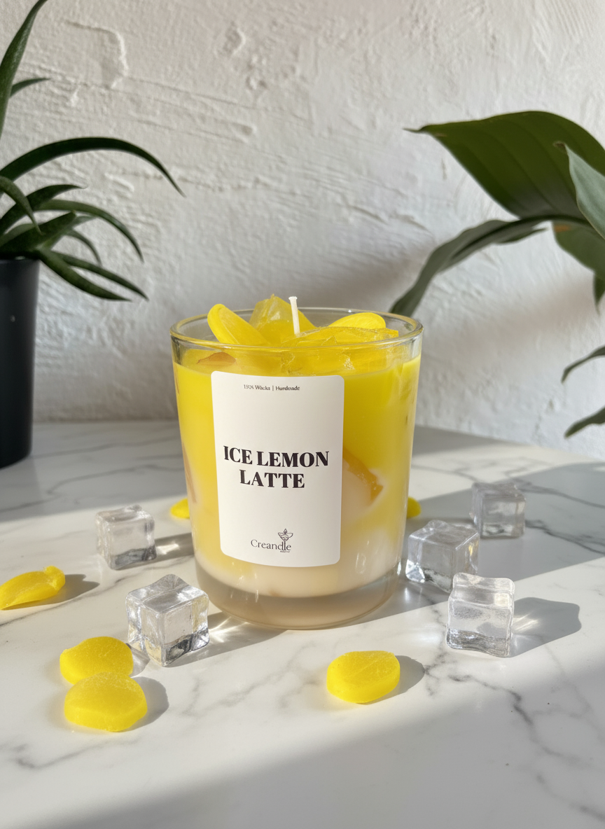 Ice Lemon Latte Elegant