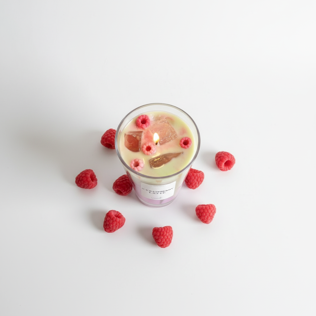 Ice Raspberry Latte - von oben