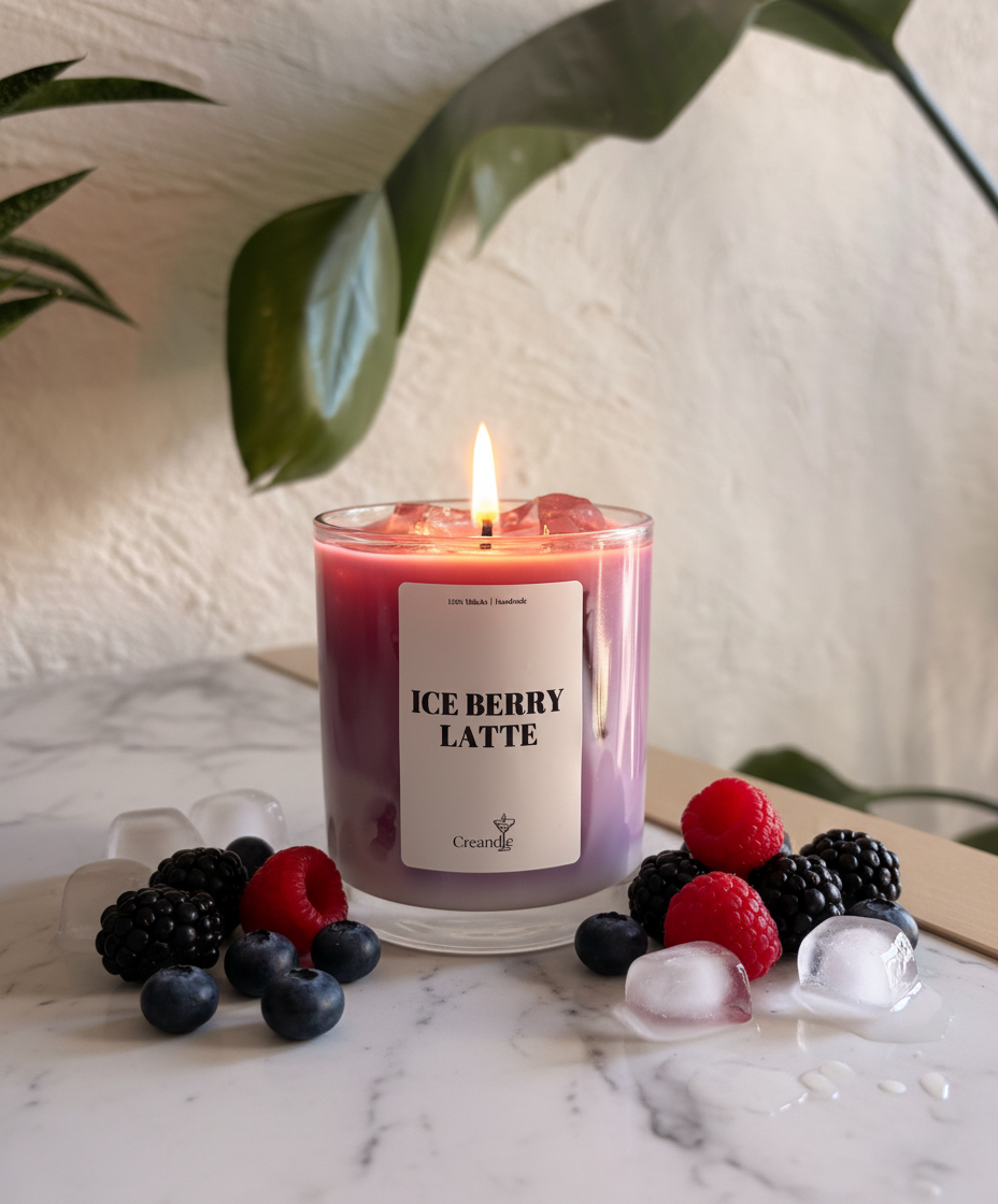 Single Burning Ice Berry Candle