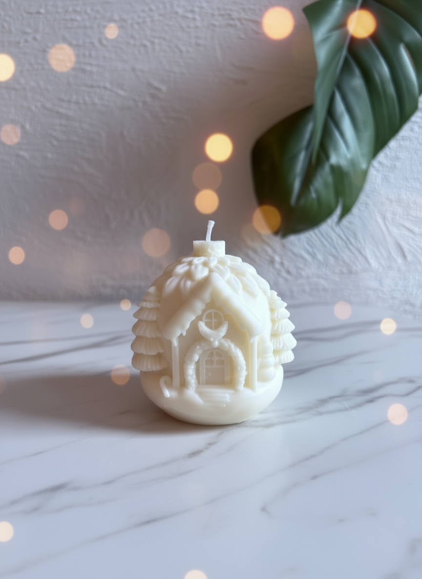 Weihnachtskugel Froschperspektive